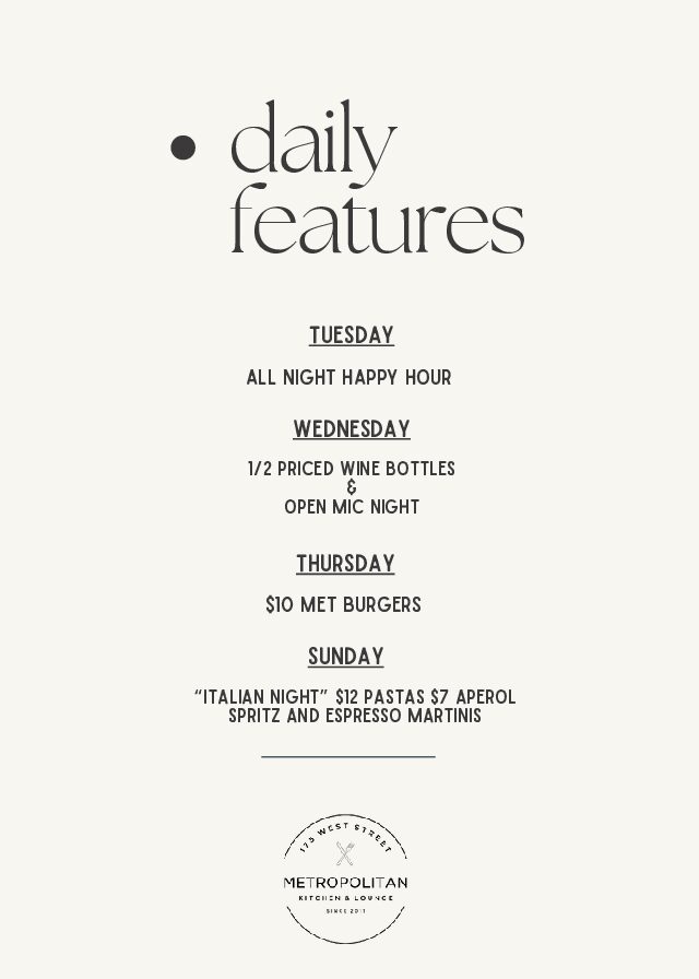 dinner specials 24-25